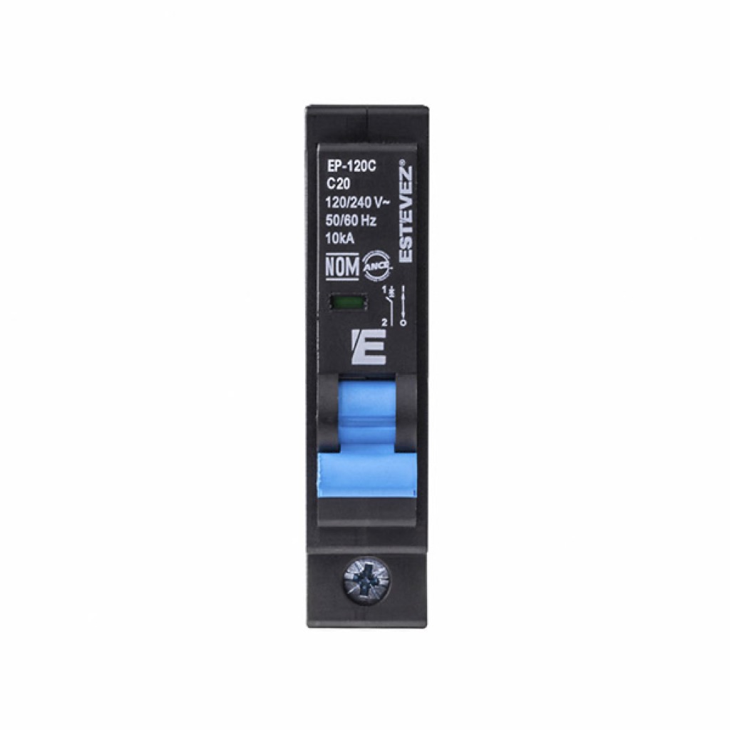 INTERRUPTOR TERMOMAGNETICO PLUG 1X20A CURVA C