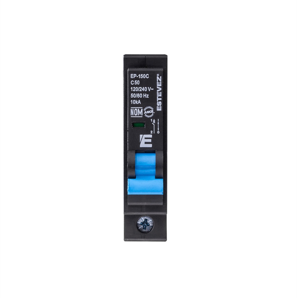 INTERRUPTOR TERMOMAGNETICO PLUG 1X50A CURVA C