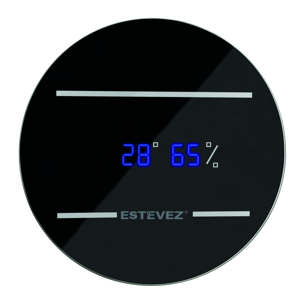 CRISTAL NEGRO C/SENS DE HUMEDAD, TEMPORIZADOR Y DISPLAY 4-PG