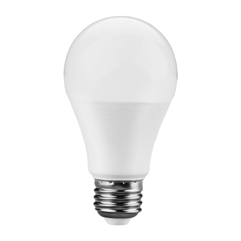 [E81193-09-CNW] LAMPARA LED A19 E26 9W 127V PLASTICO-ALUMINIO BLANCO