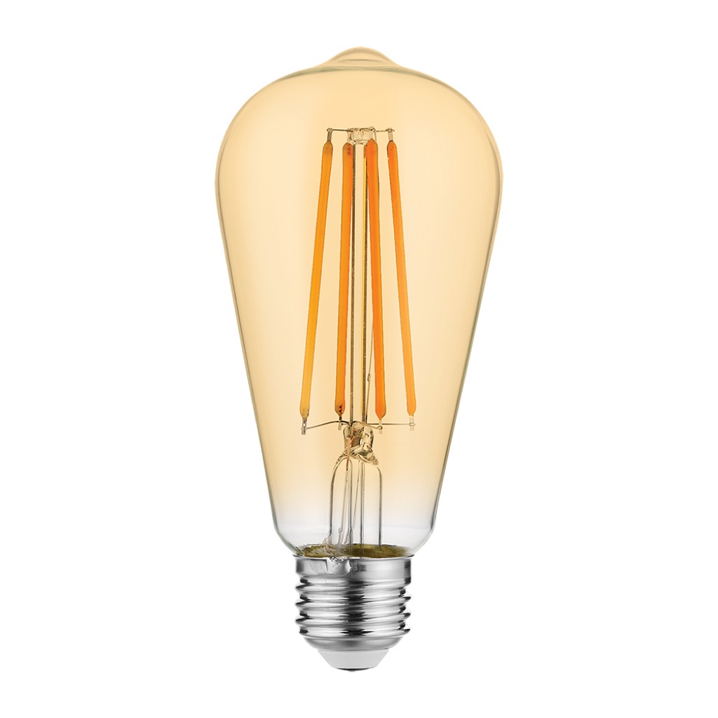 [E81589-04-D] LAMPARA LED VINTAGE ATENUABLE ST21 E26 - 4W 400LM LUZ CALIDA