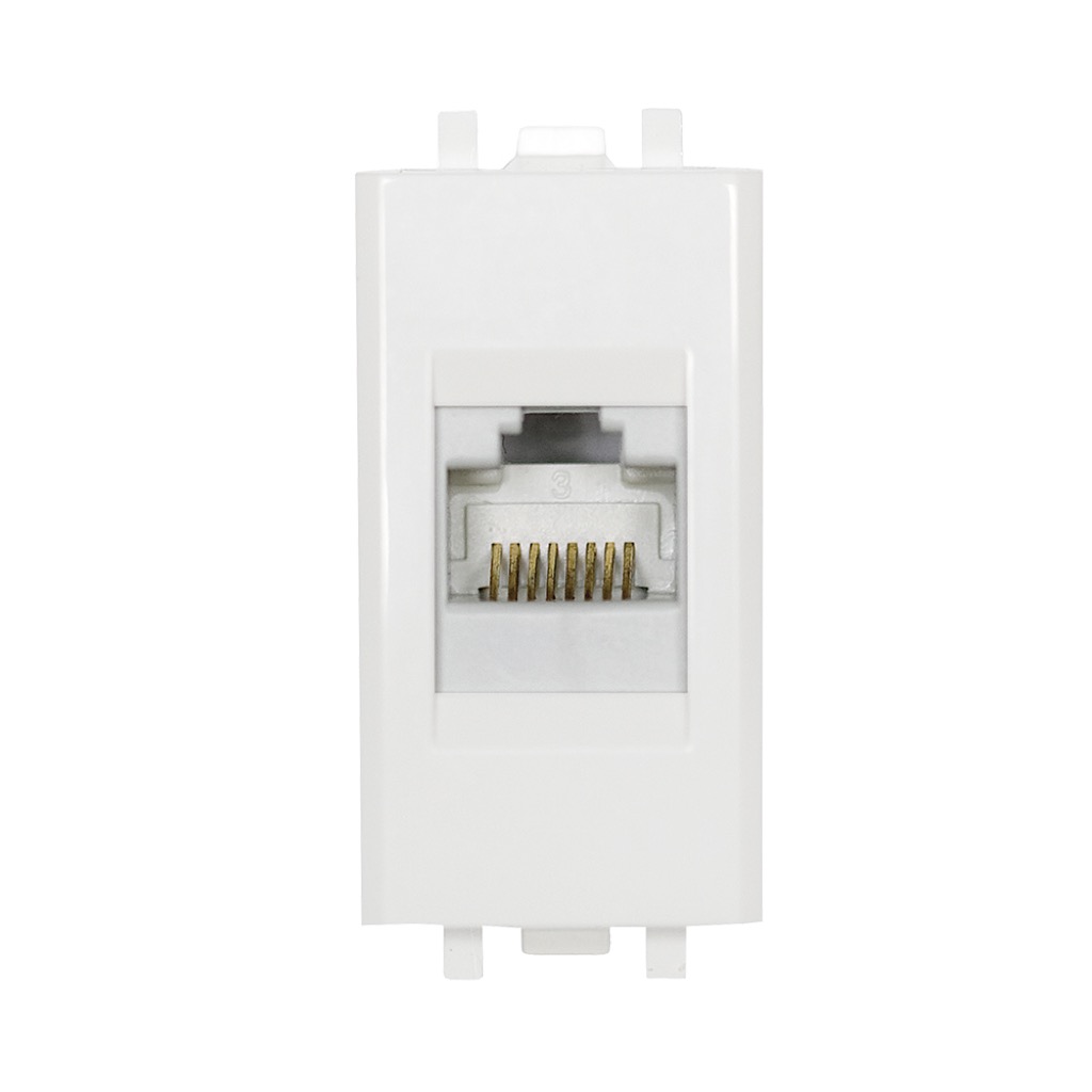 TOMA TELEFONICA RJ11 4 HILOS 1 MOD