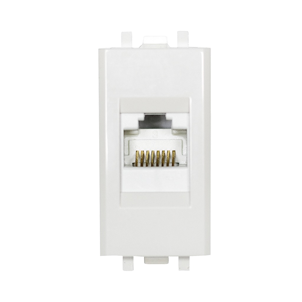 TOMA RJ45 8 HILOS CAT. 5E 1 MOD