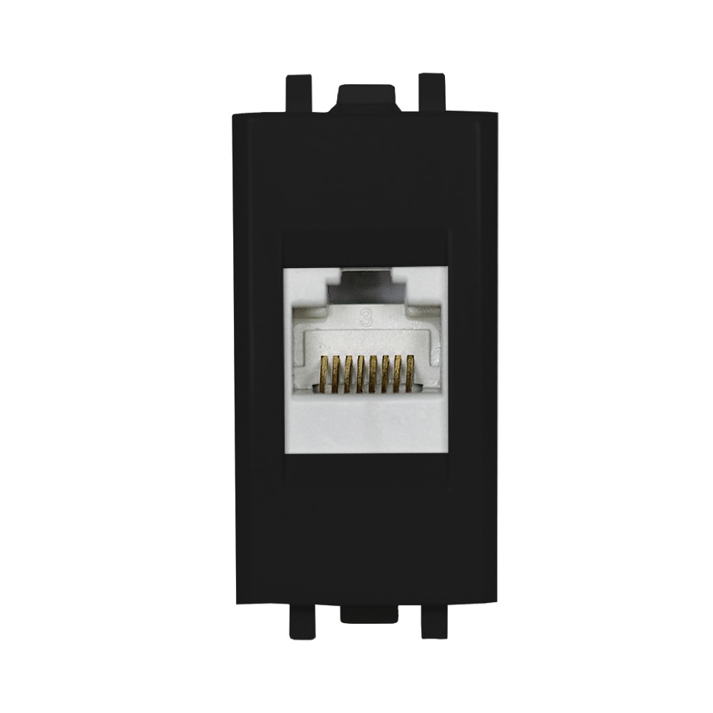 TOMA RJ45 8 HILOS CAT. 5E 1 MOD