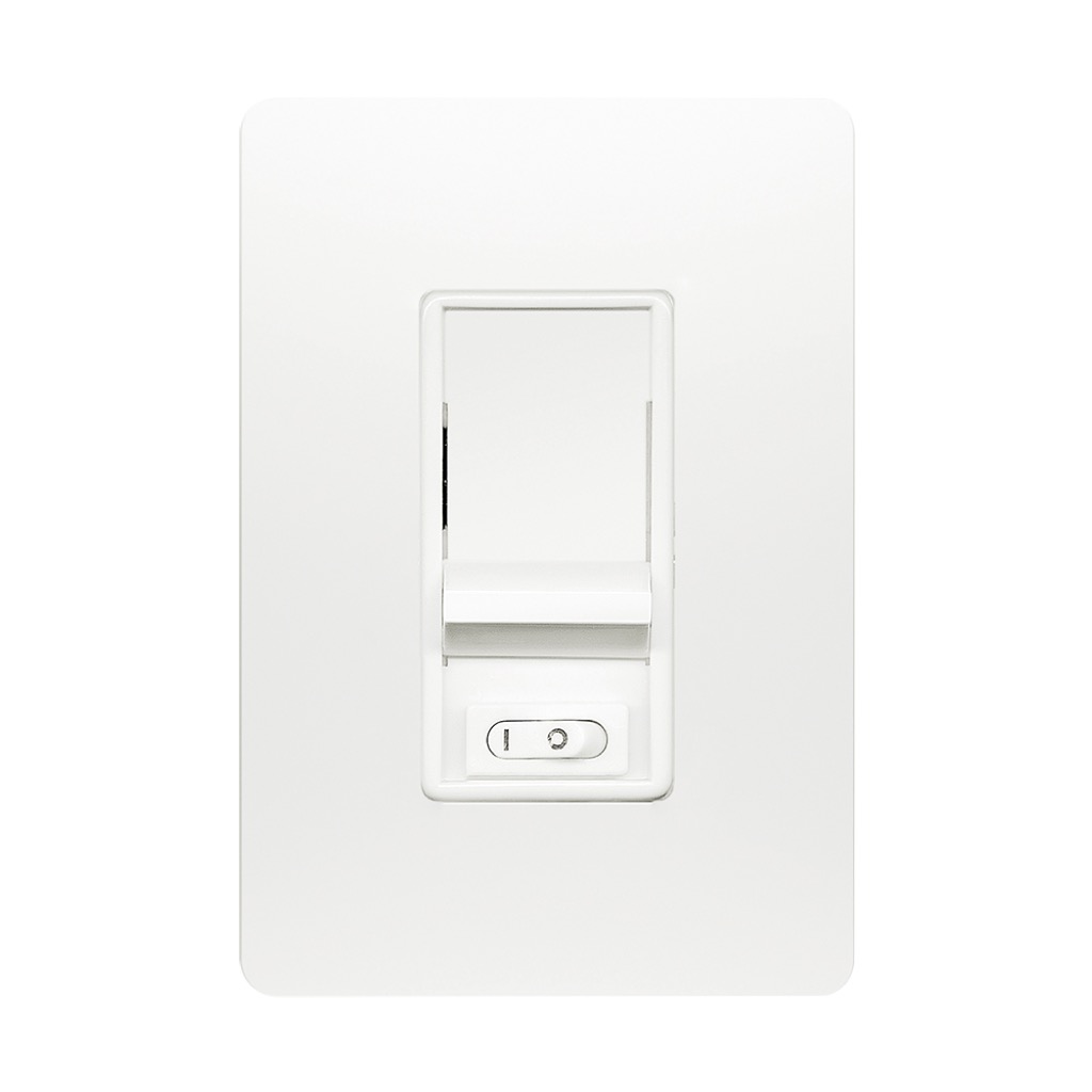 DIMMER DESLIZABLE INCANDESCENTE / HALOGENO C/ PLACA UNNO BLANCO