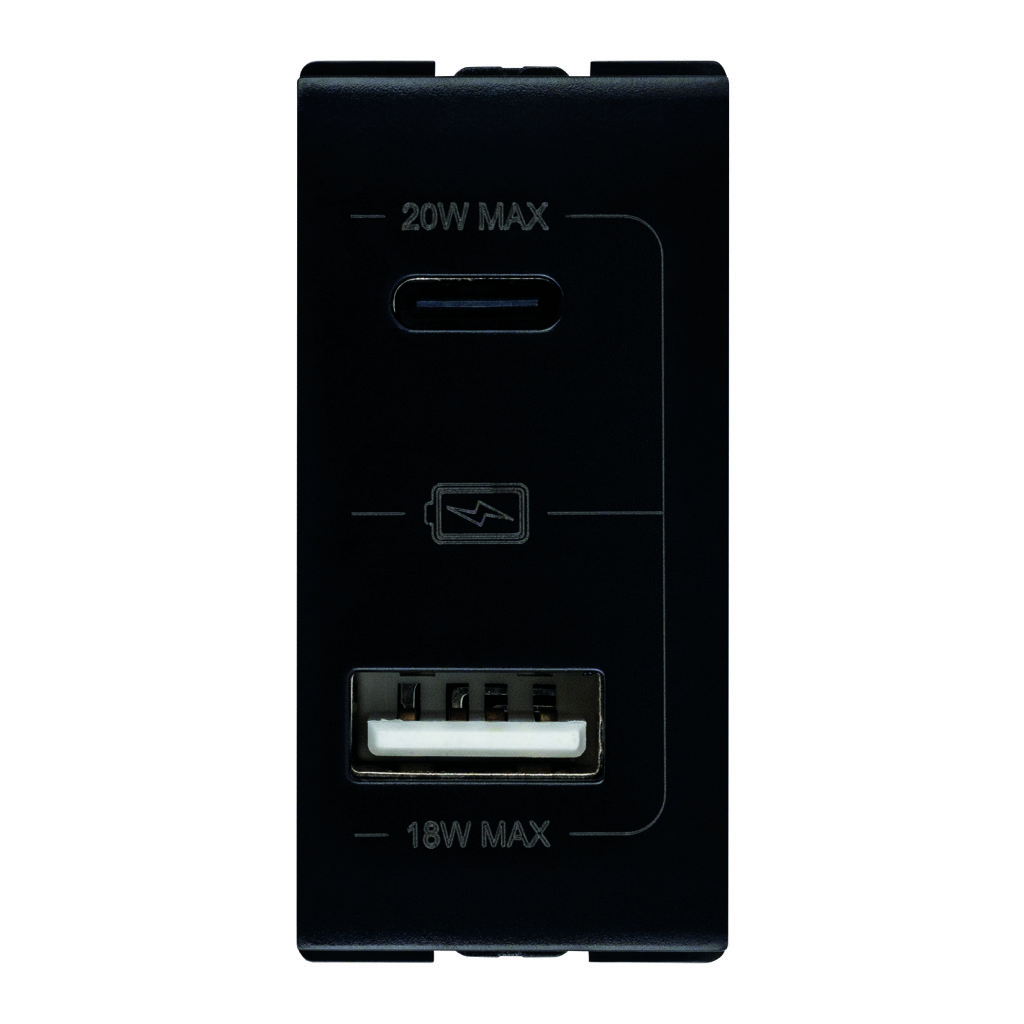 TOMA CARGADOR USB 3A 1 MOD