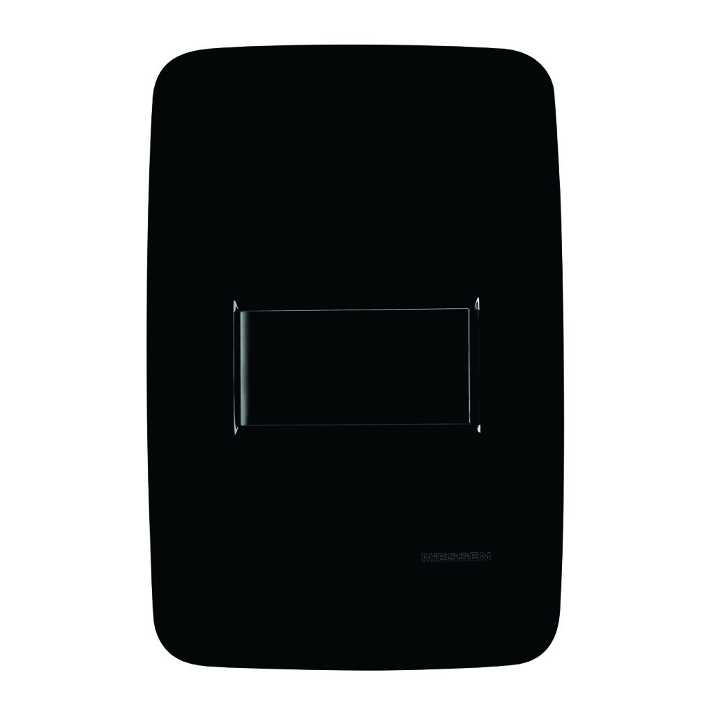 APAGADOR SENCILLO C/PLACA NEGRA