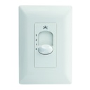 CONTROL DE VENTILADOR DESLIZABLE C/ PLACA  BLANCA