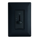 CONTROL DE VENTILADOR DESLIZABLE C/ PLACA  BLACK