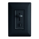 DIMMER DESLIZABLE INCANDESCENTE / HALOGENO C/ PLACA  BLACK