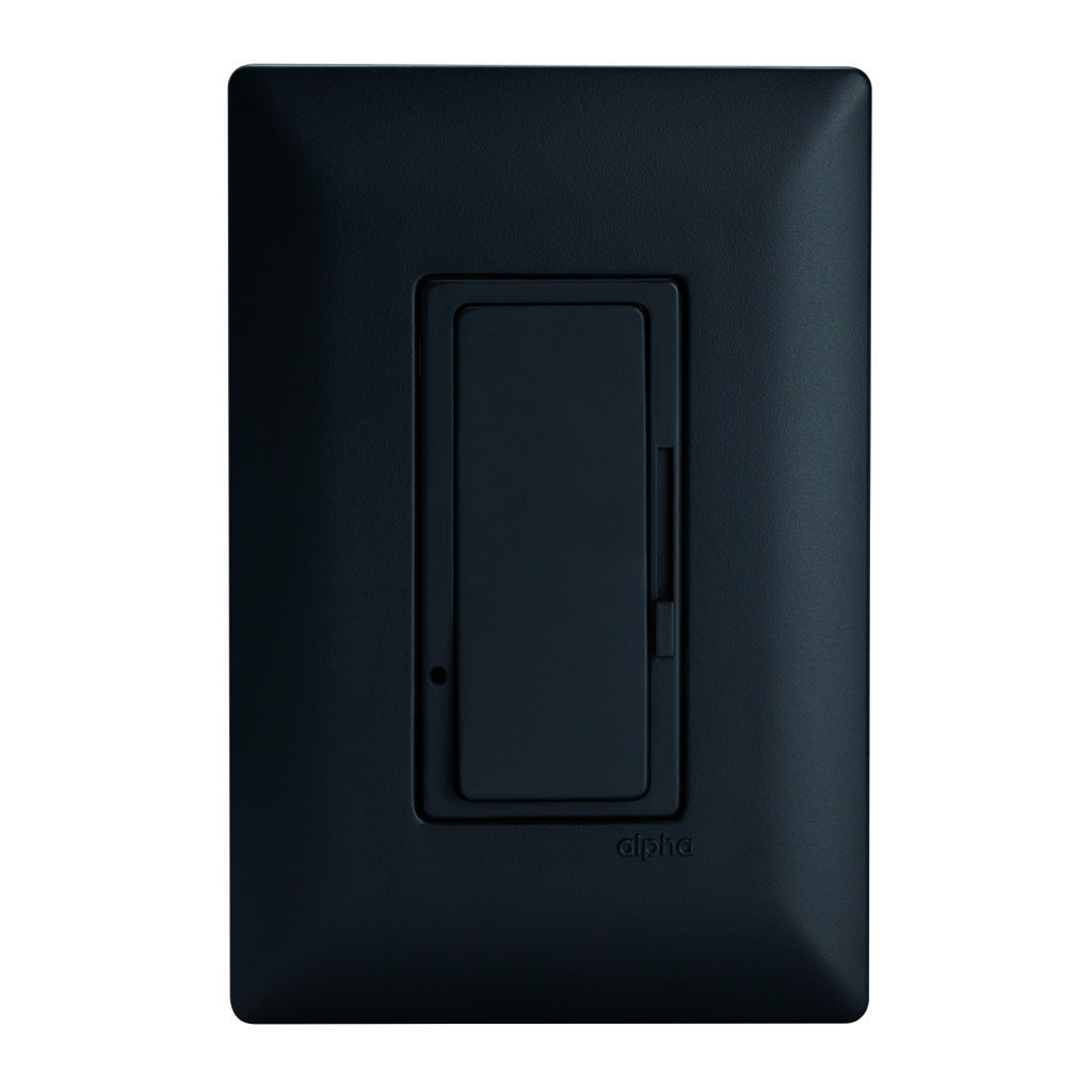 [E92363] DIMMER DESLIZABLE LED BLANCO C/PLACA  BLACK