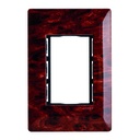 PLACA  3 VENTANAS PALO DE ROSA