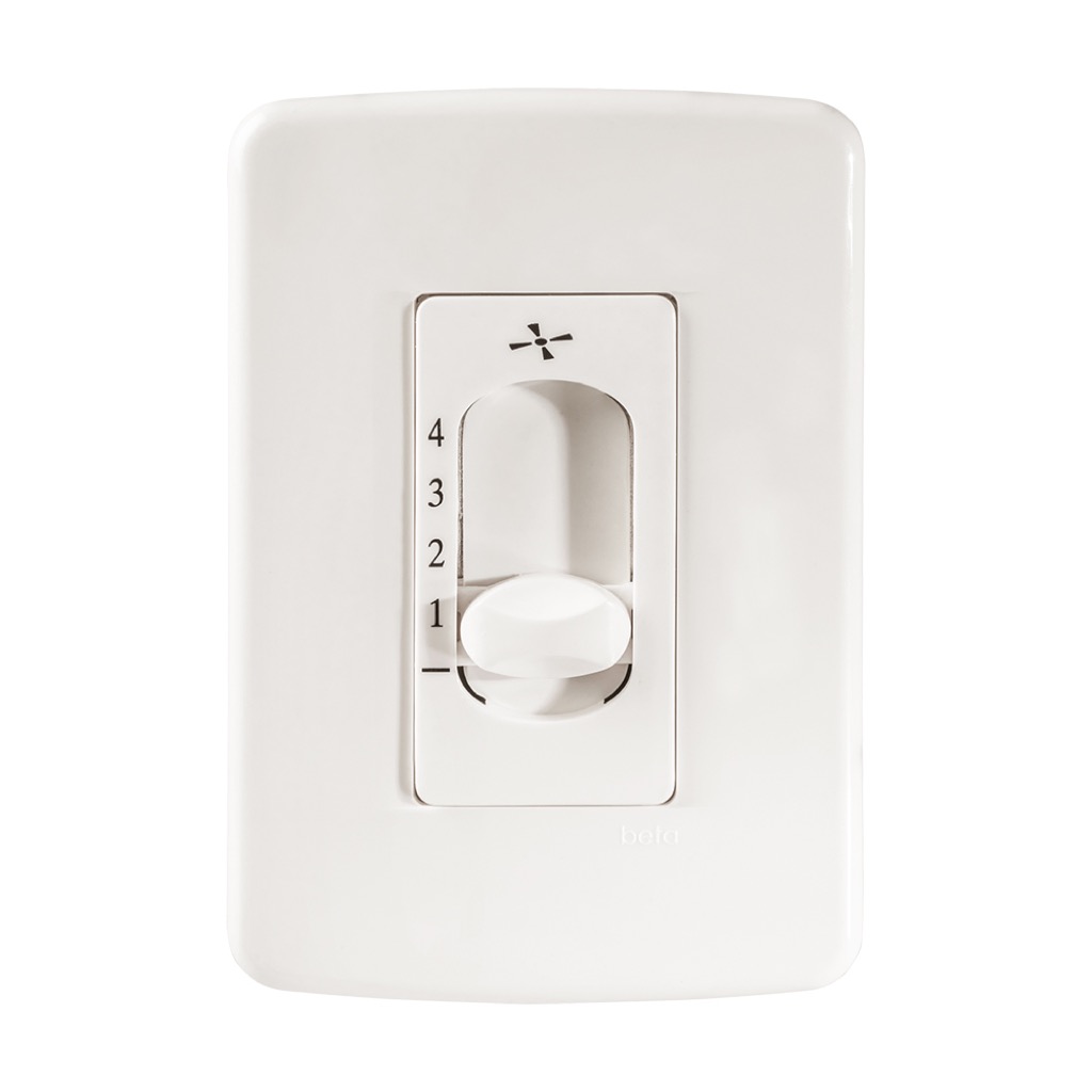 CONTROL DE VENTILADOR DESLIZABLE C/ PLACA MARFIL BETA