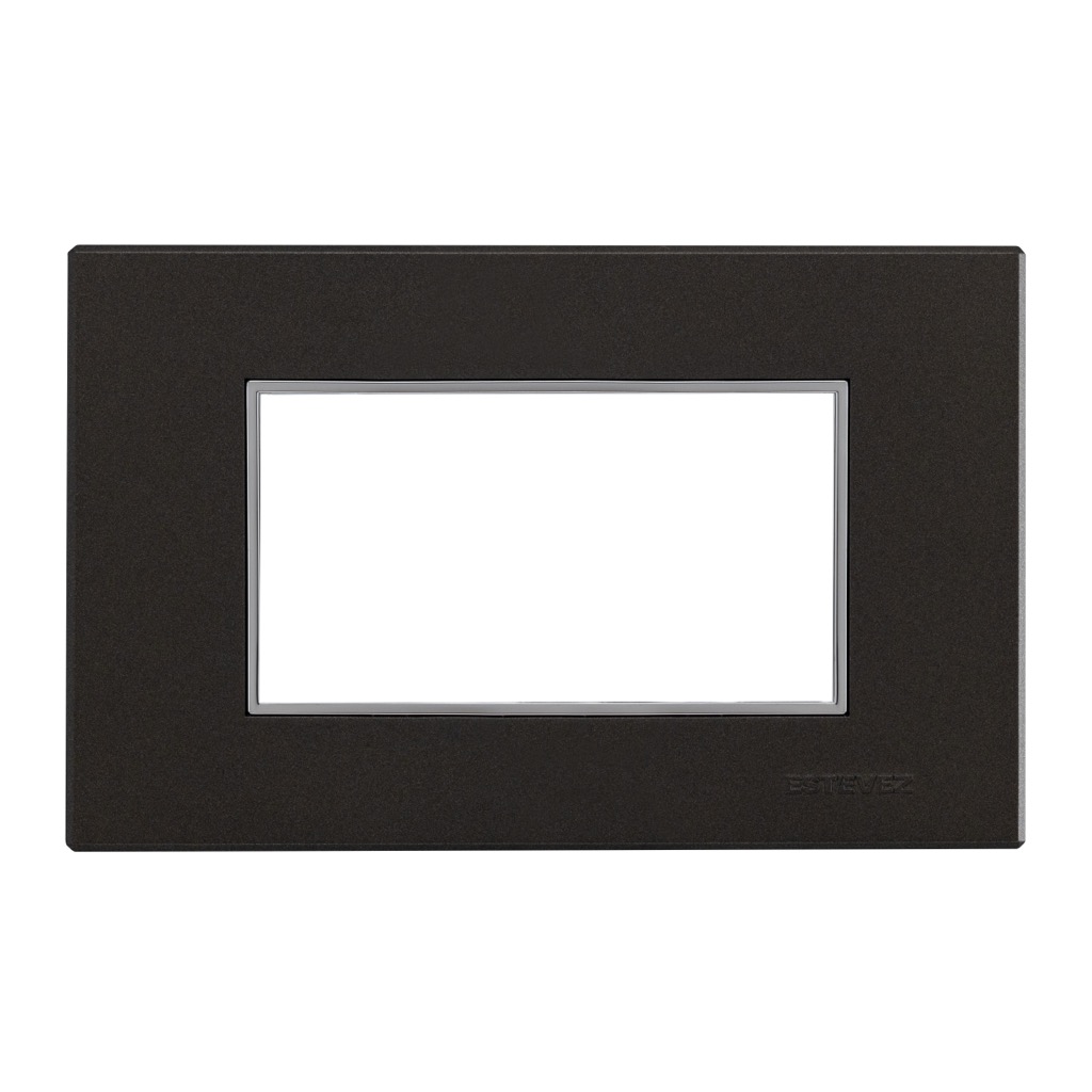 PLACA 3 VENTANAS GRAFITO