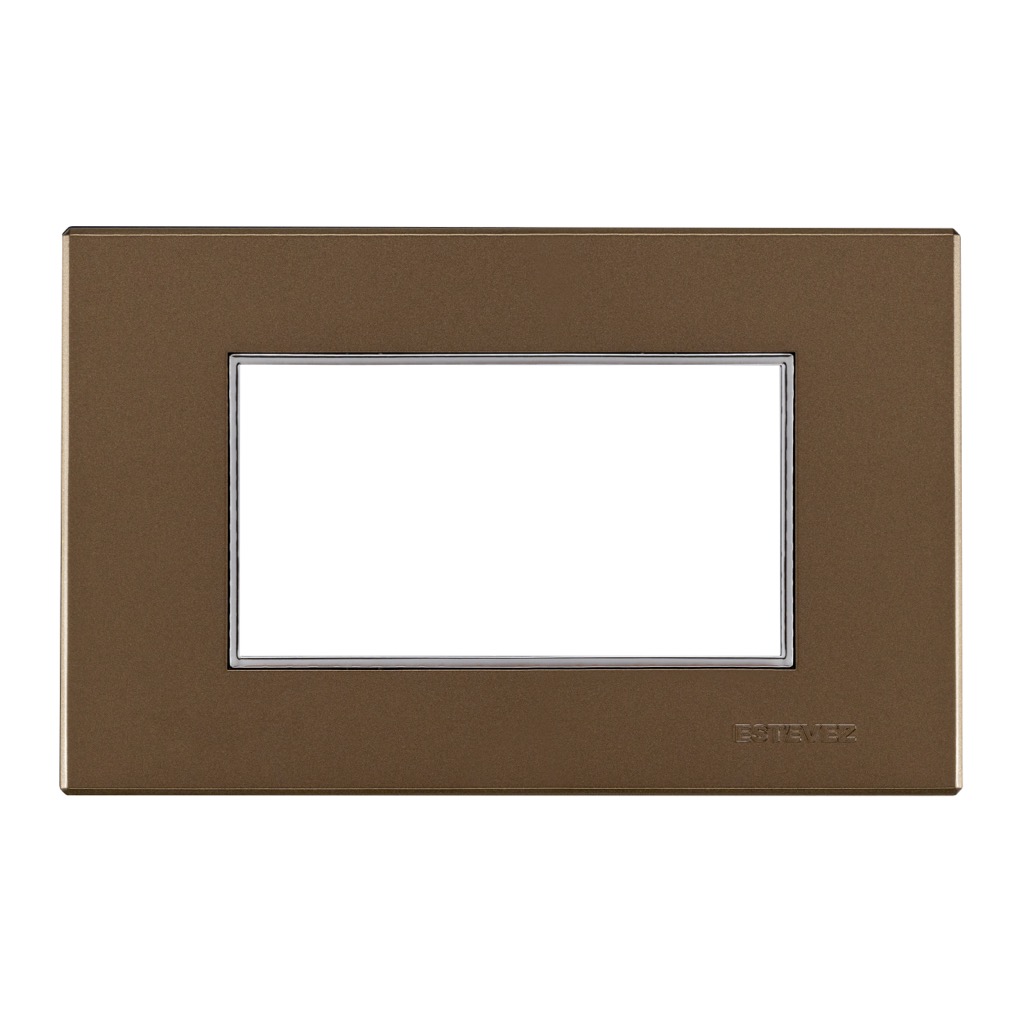 [HC-E723CLT3] PLACA 3 VENTANAS CHOCOLATE