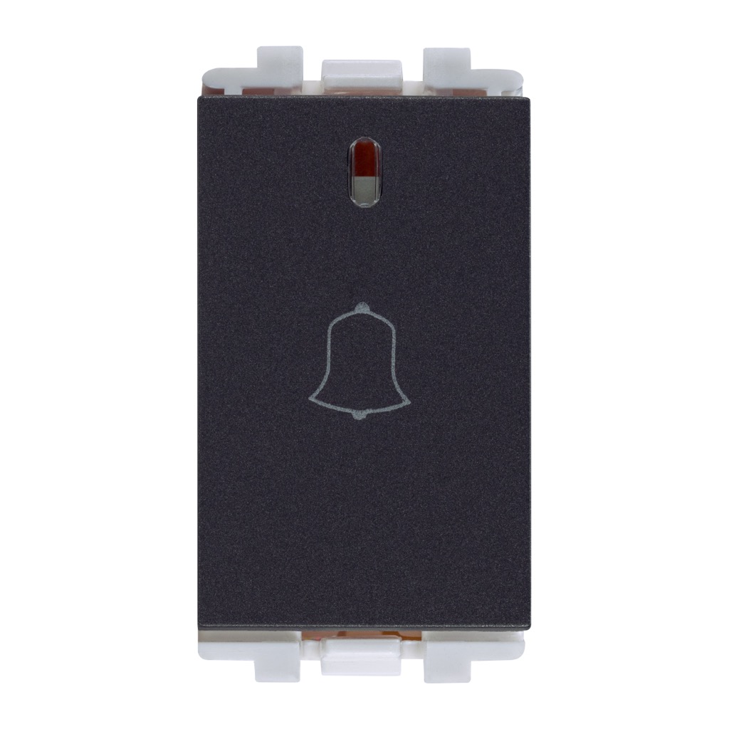 [HC-E70107-GF] BOTON TIMBRE "CAMPANA" GRAFITO