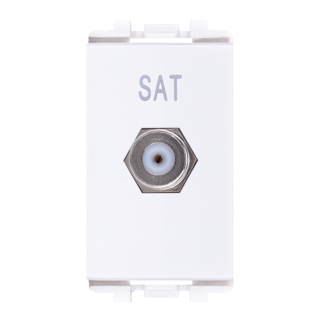 TOMA TV COAXIAL BLANCO