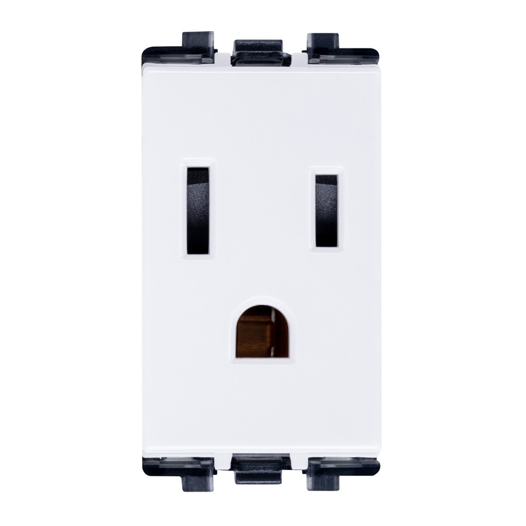 [HC-E70110-BL] CONTACTO 2P+T BLANCO