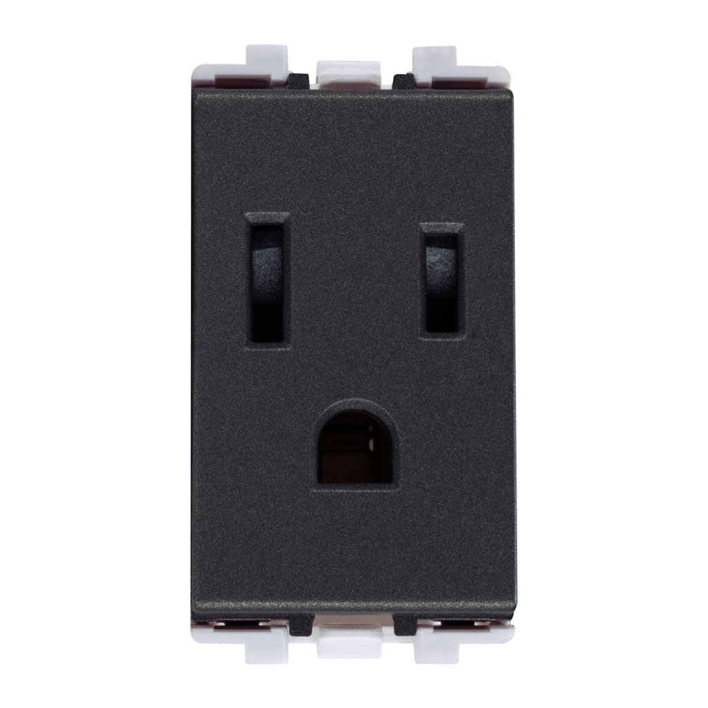 CONTACTO 2P+T GRAFITO