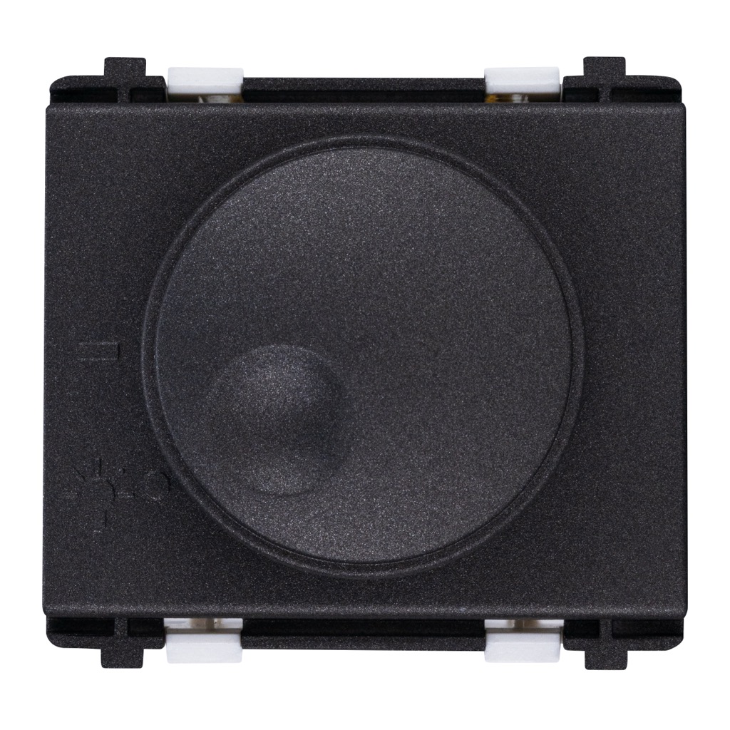 DIMMER ROTATIVO 500 W 2 MOD GRAFITO