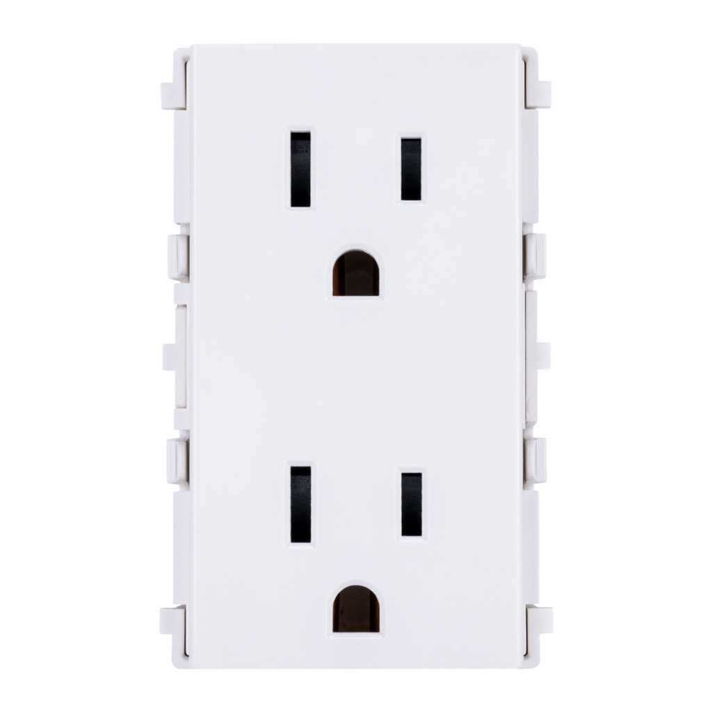 CONTACTO DUPLEX 2P+T 3 MOD BLANCO