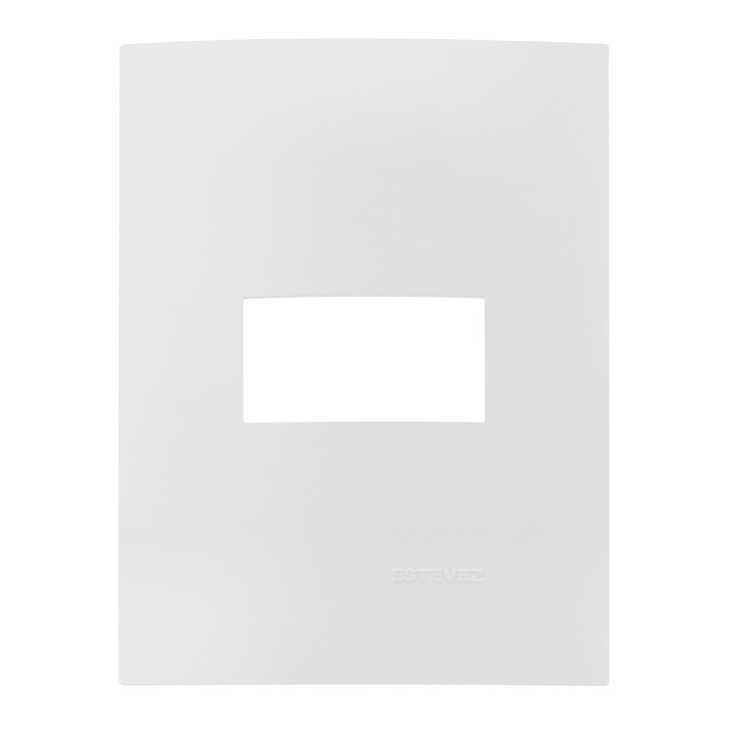 PLACA 1 VENTANA BLANCO