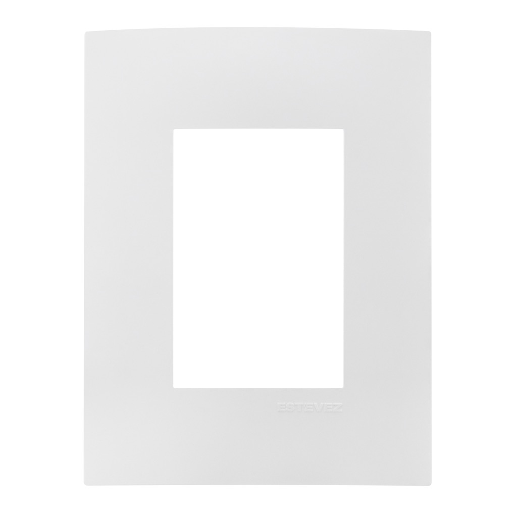 PLACA 3 VENTANAS BLANCO