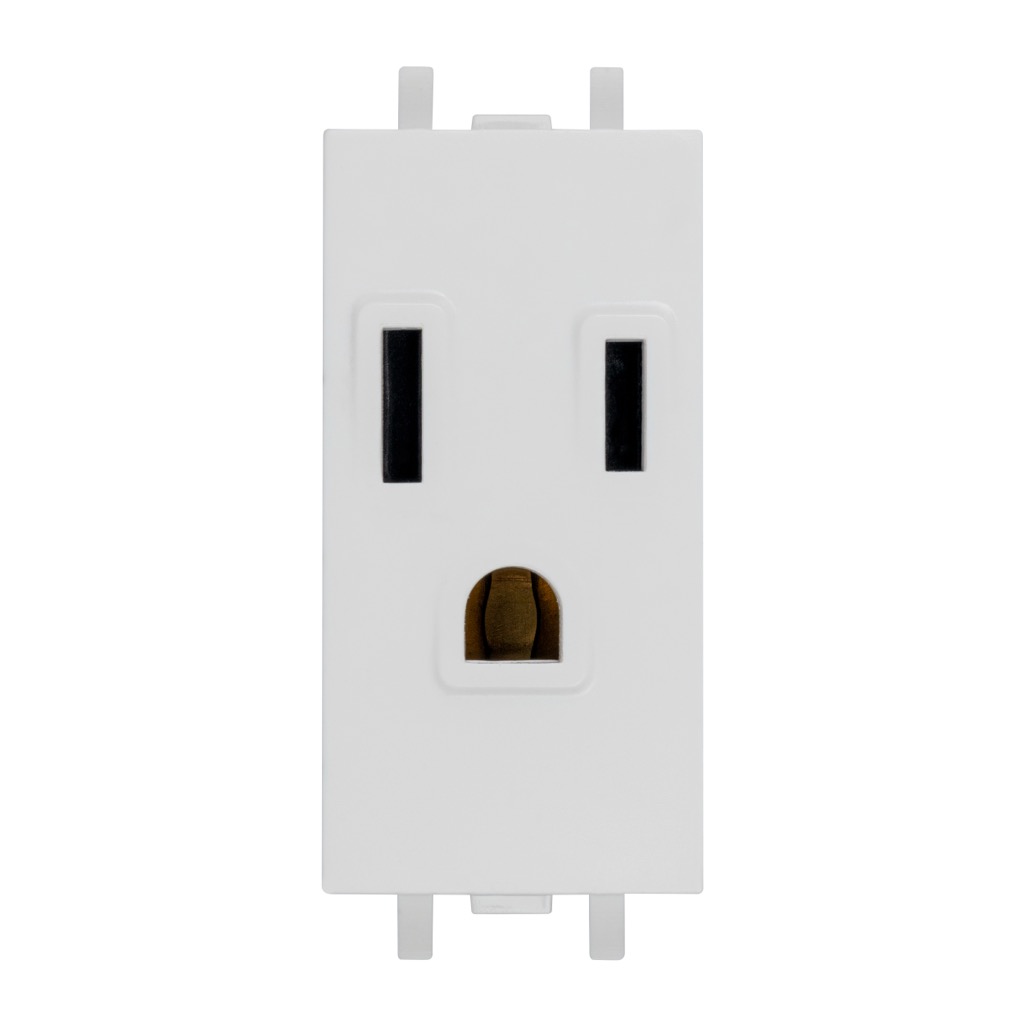 CONTACTO 2P+T BLANCO TIZA