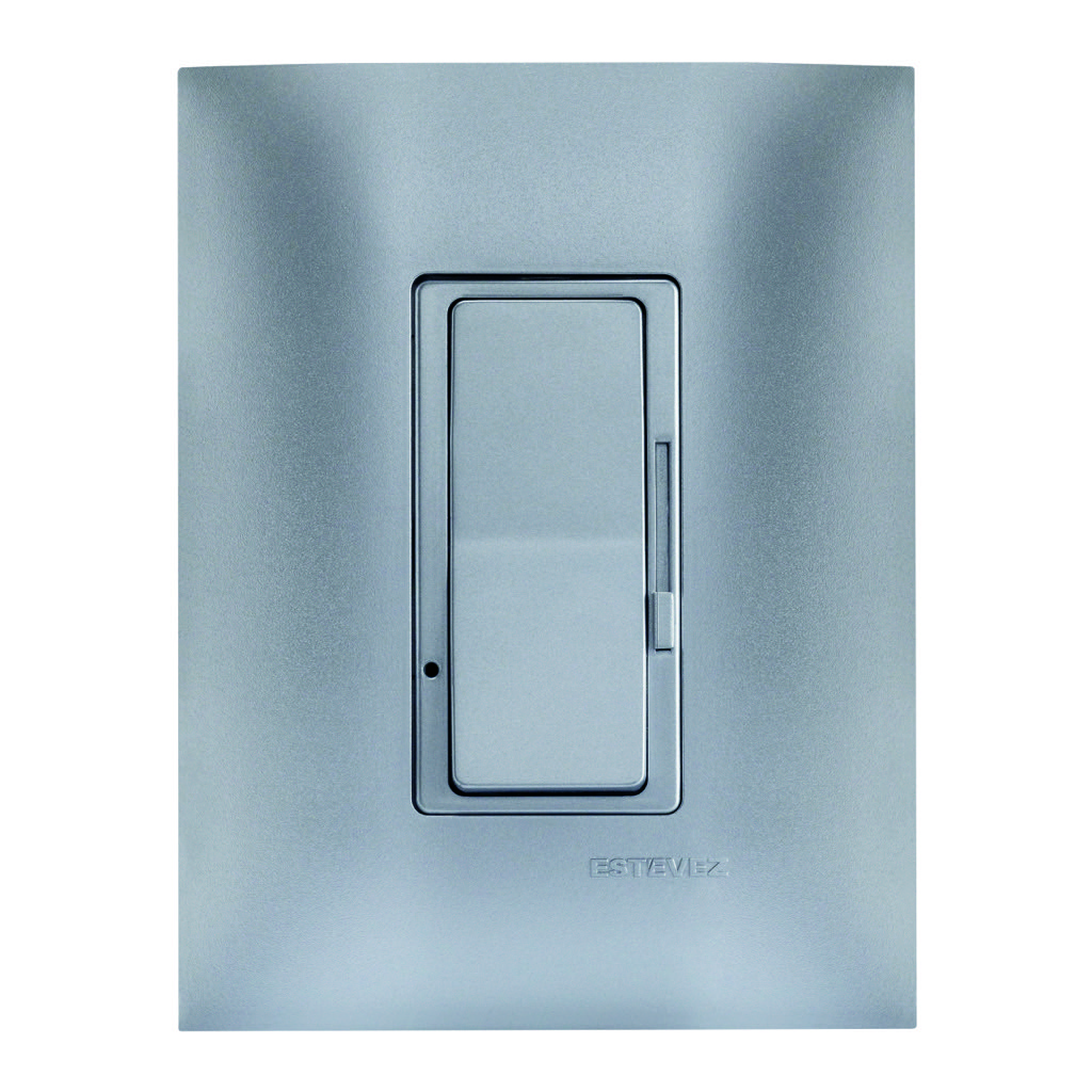 [HC-E63363] DIMMER DESLIZABLE LED C/ PLACA TITANIO MATE