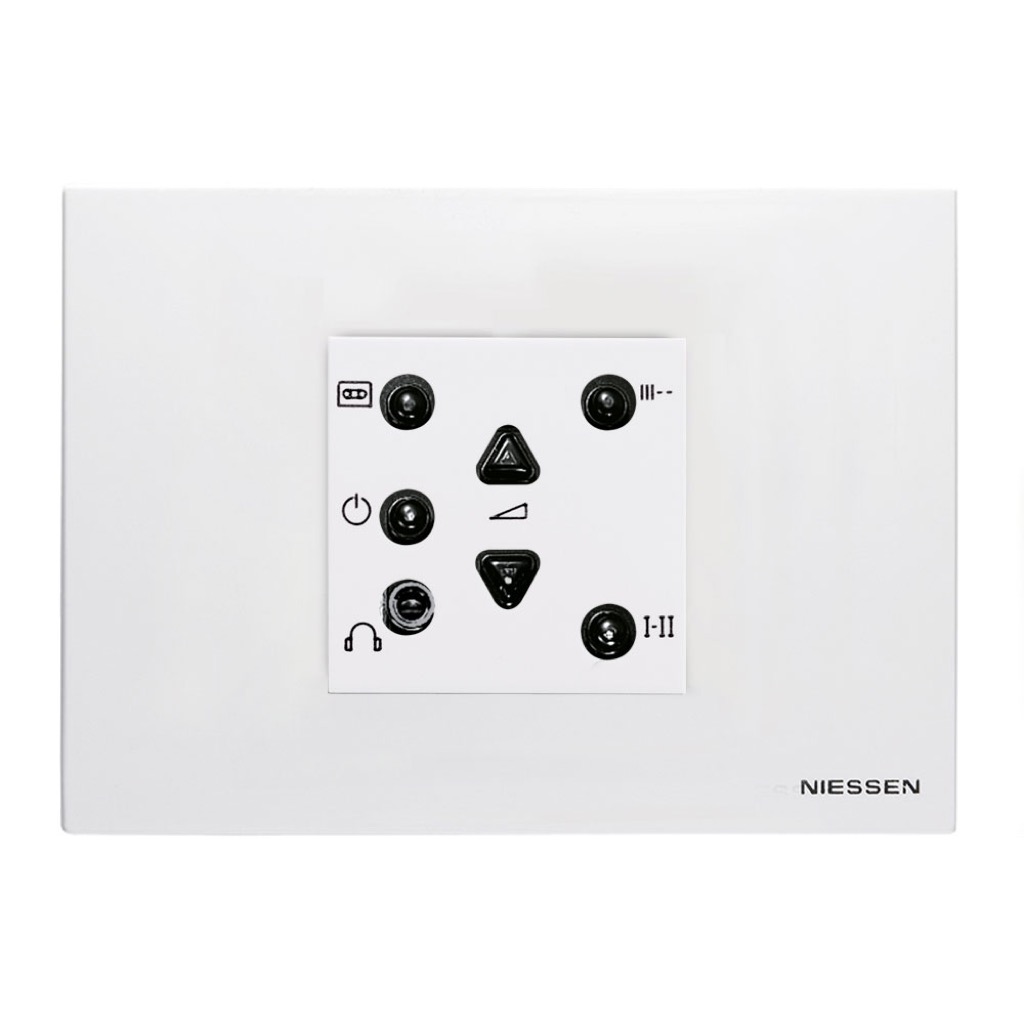 TAPA P/ MANDO ESTEREO 2 CANALES 2 MOD