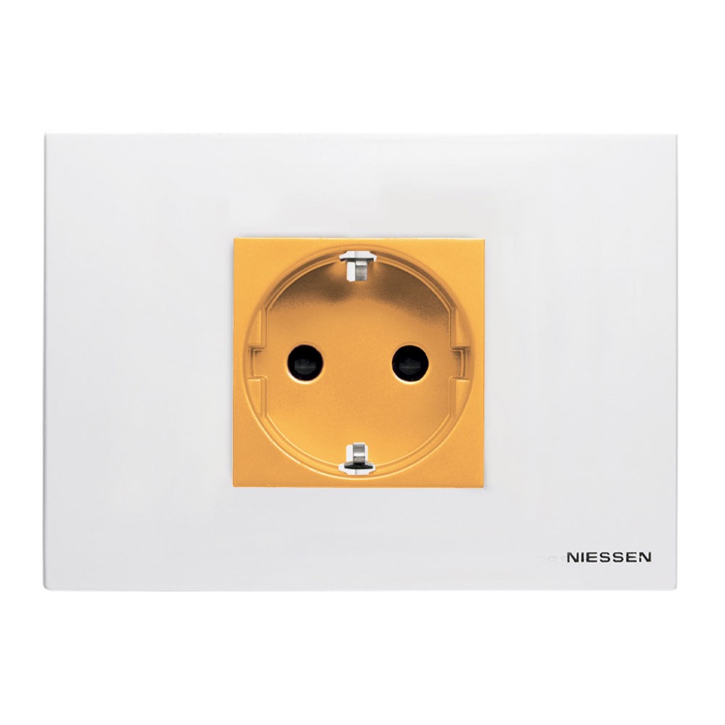 CONTACTO SCHUKO 2P+T S/ TAPA 2 MOD