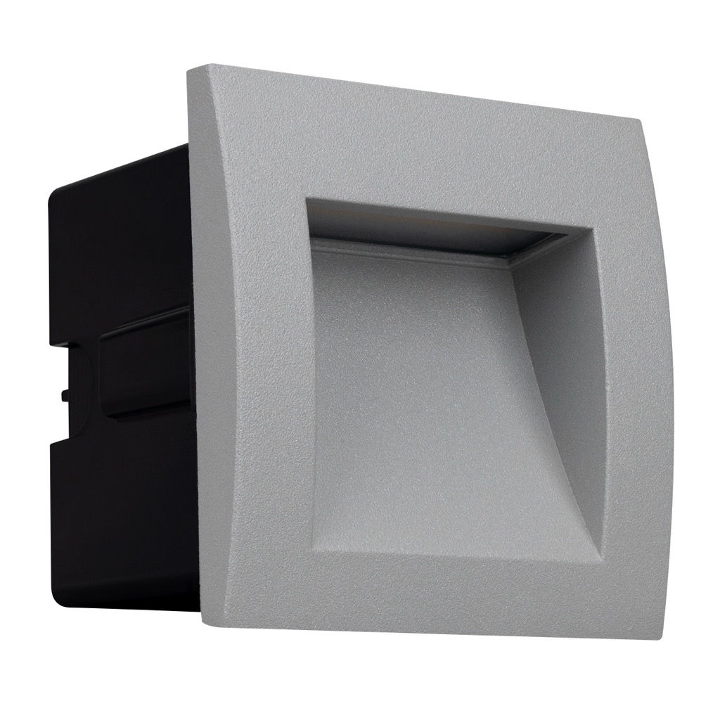 [ETX-0284-GRI] FACE IP65 9CM 1W LED LUZ CALIDA