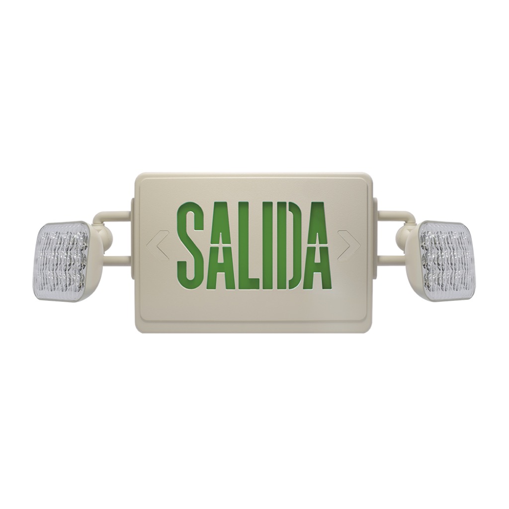 EXIT "SALIDA" 3.8W DOS CABEZALES 2W