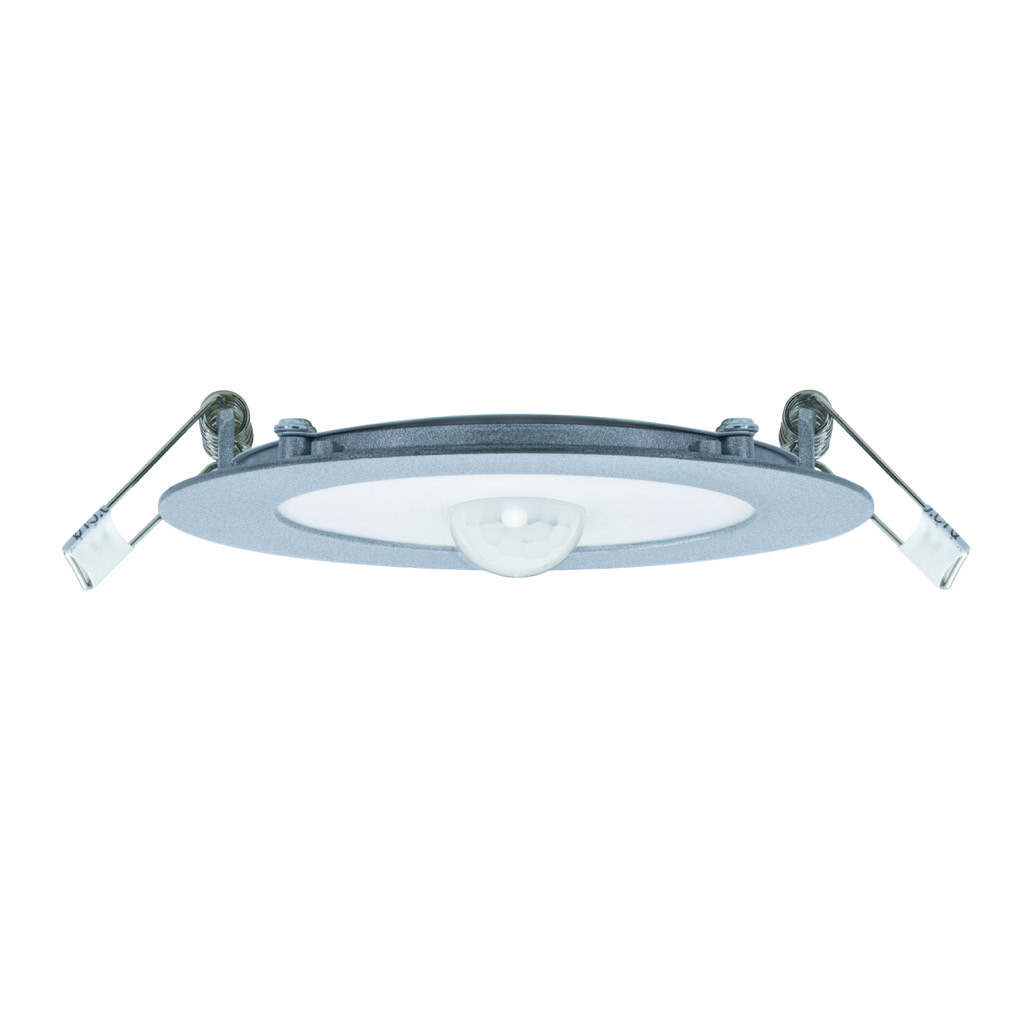 FLAT-SENSOR 5-PG 6W LED C/ SENSOR PIR LUZ NEUTRA