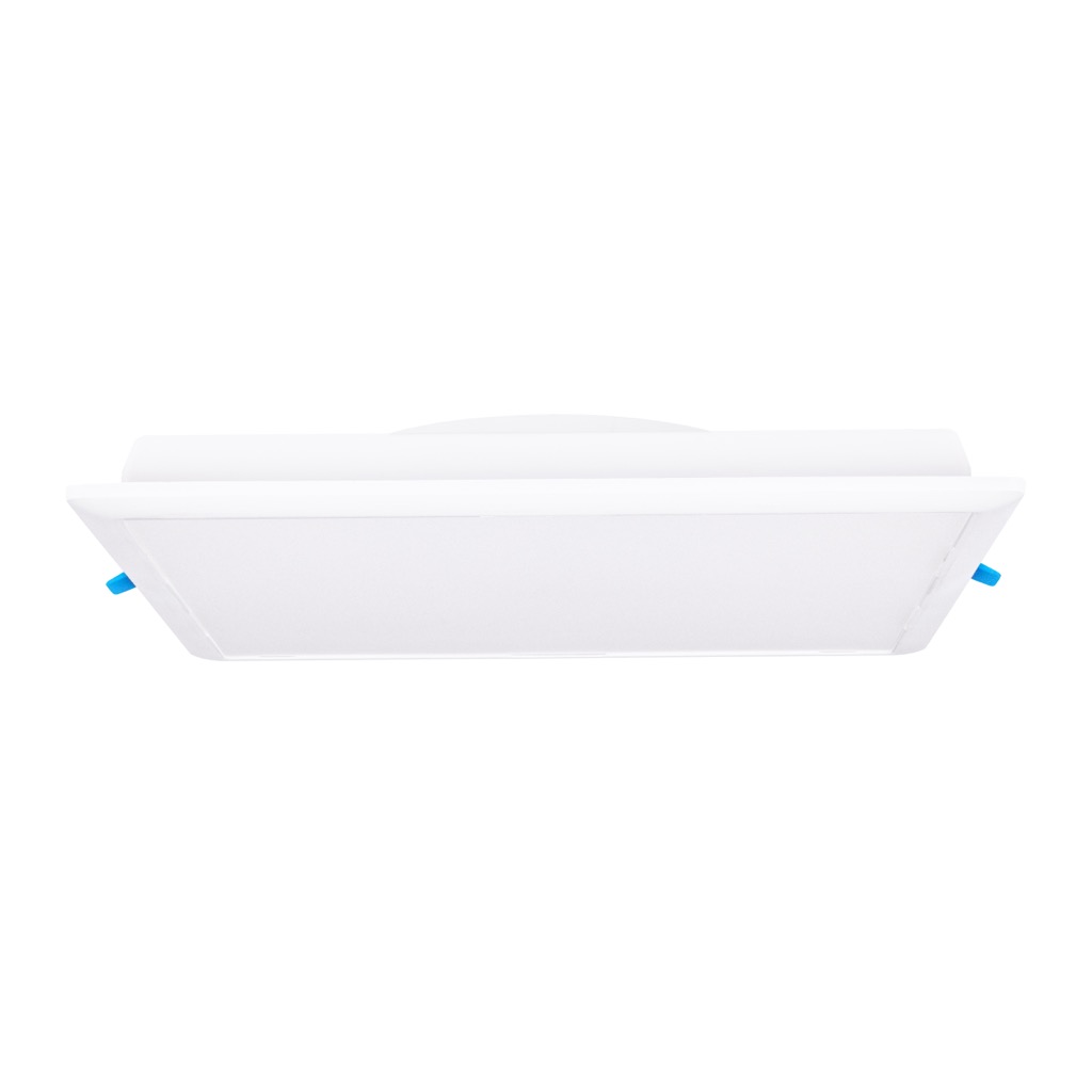 [39314-0] FLAT PLASTIK SQUARE LUM EMP 8PG LED 18W 4000K BLANCO ESTEVEZ