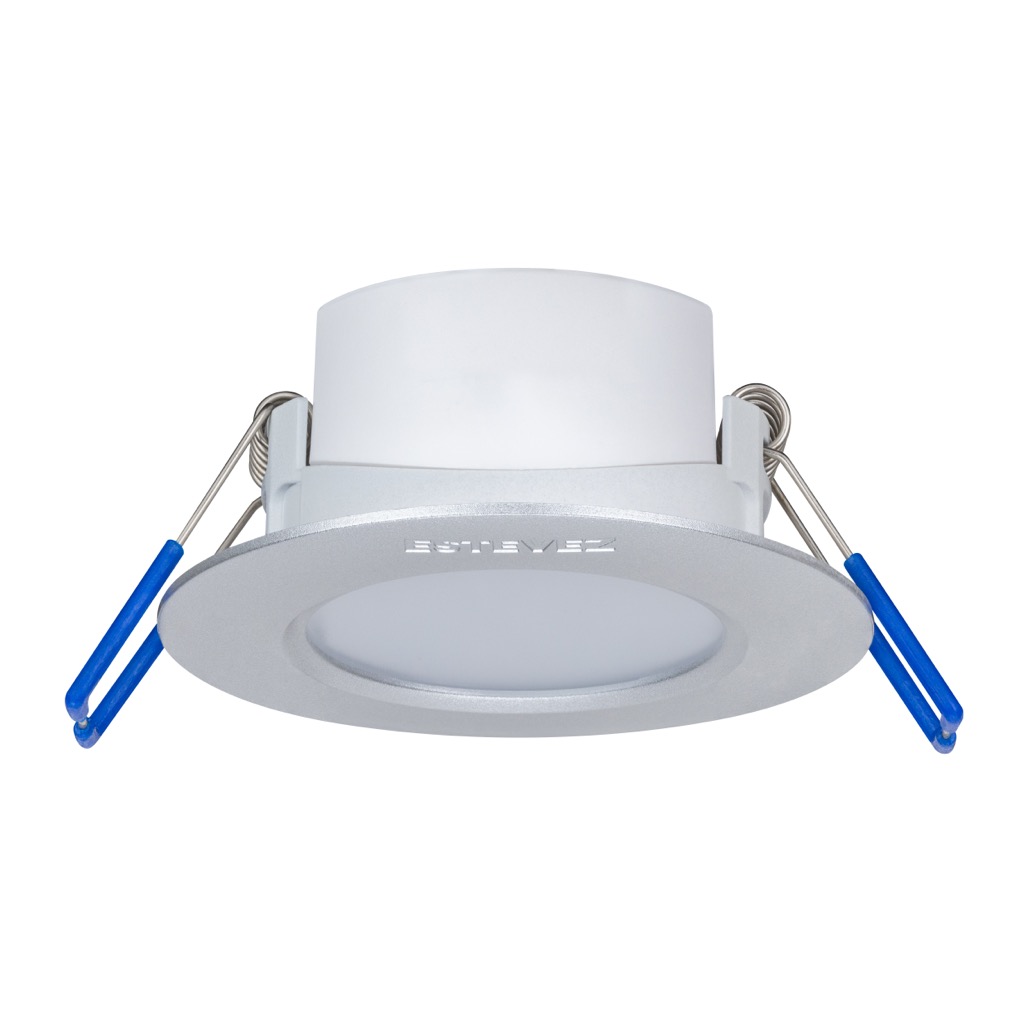 ECO LED (3-PACK) LUM PLASTICO 5W 4000K 100-277V PLATA ESTEVEZ