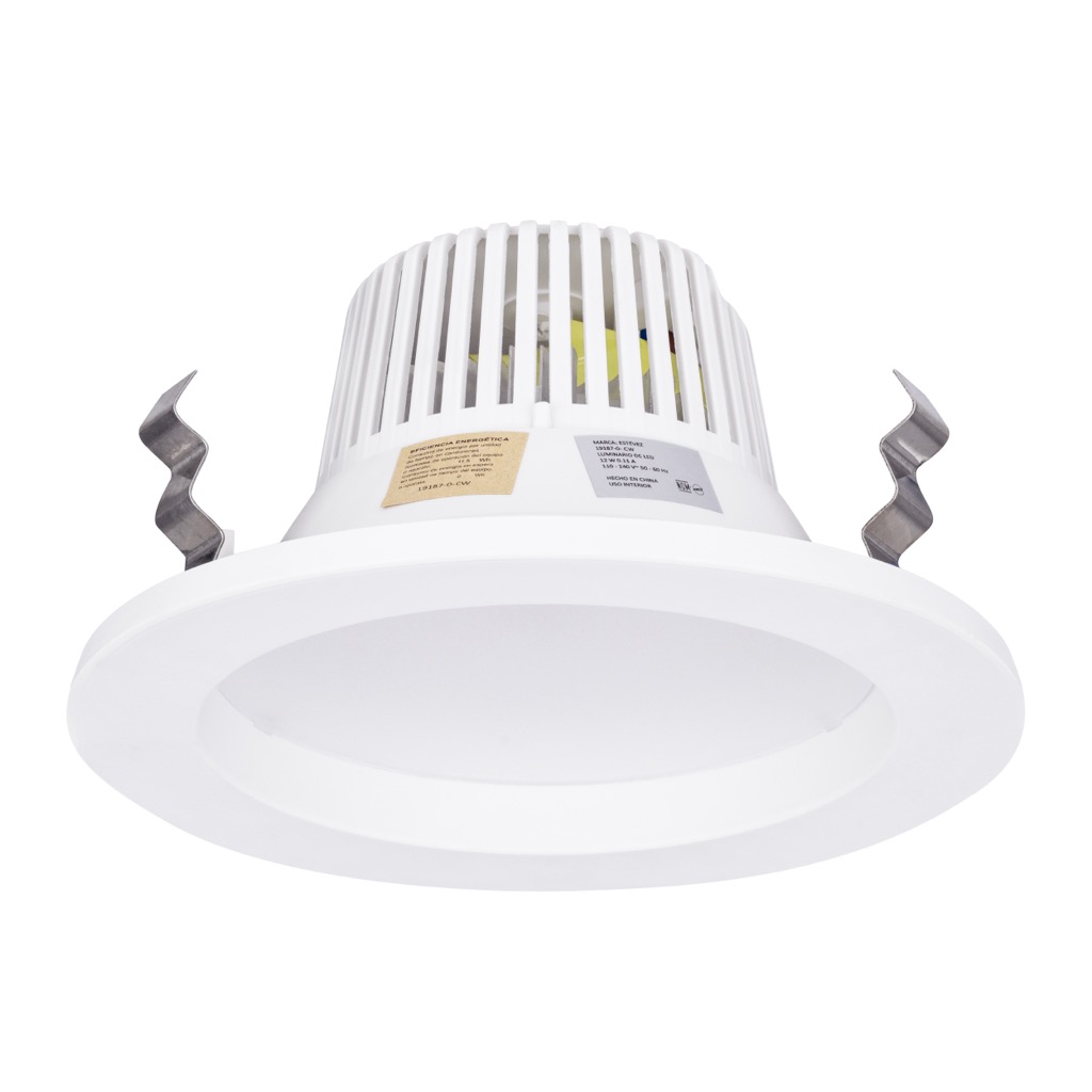 HOTEL-LED EMPOTRADO 5IN LED 12W 6000K BLANCO ESTEVEZ