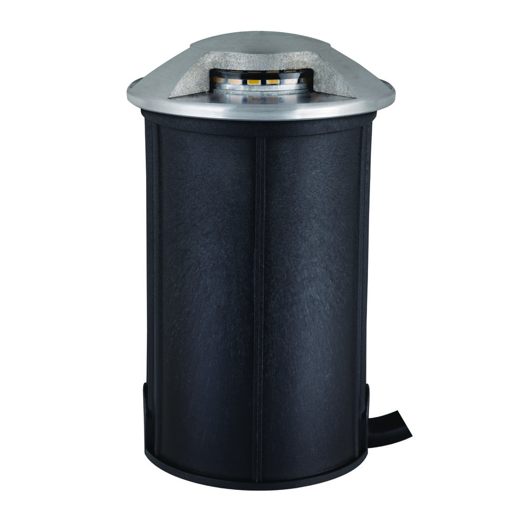 KICK EMPOTRADO PISO 3 VENTANAS LED 1W ACERO INOX ESTEVEZ