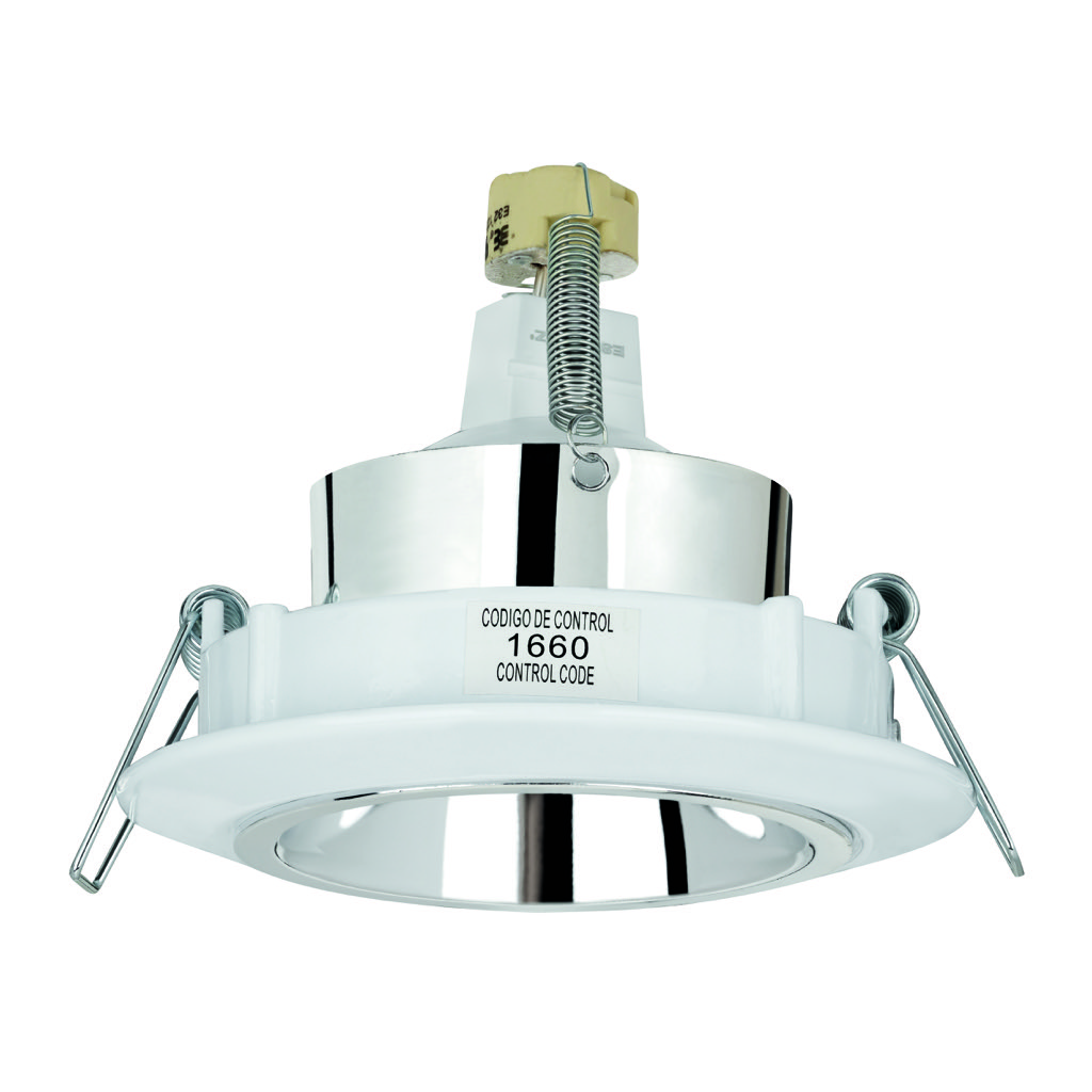 LOW LUMINARIO EMPOTRADO GU5.3 MR16 50W BLANCO ESTEVEZ
