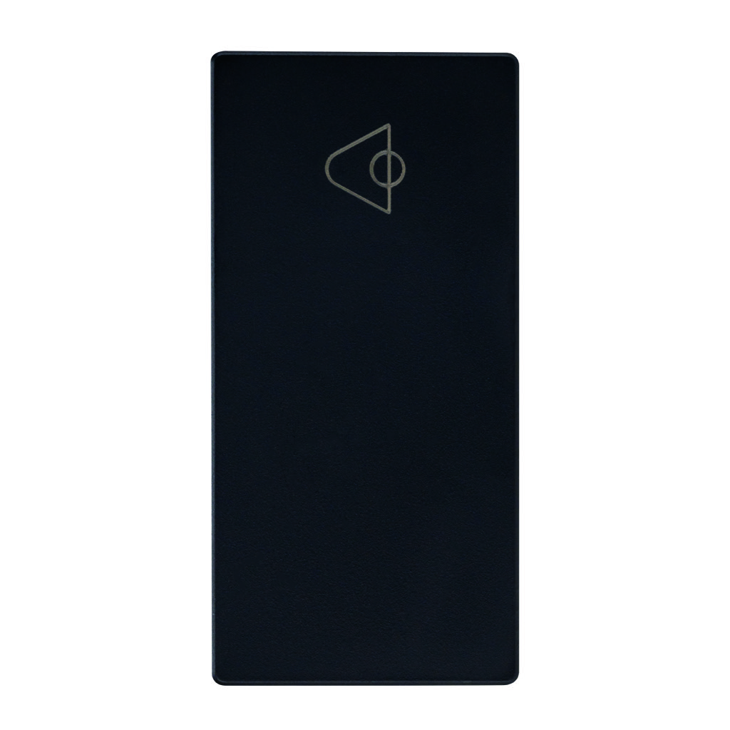 BOTON TIMBRE CAMPANA 16A NEGRO SOFT