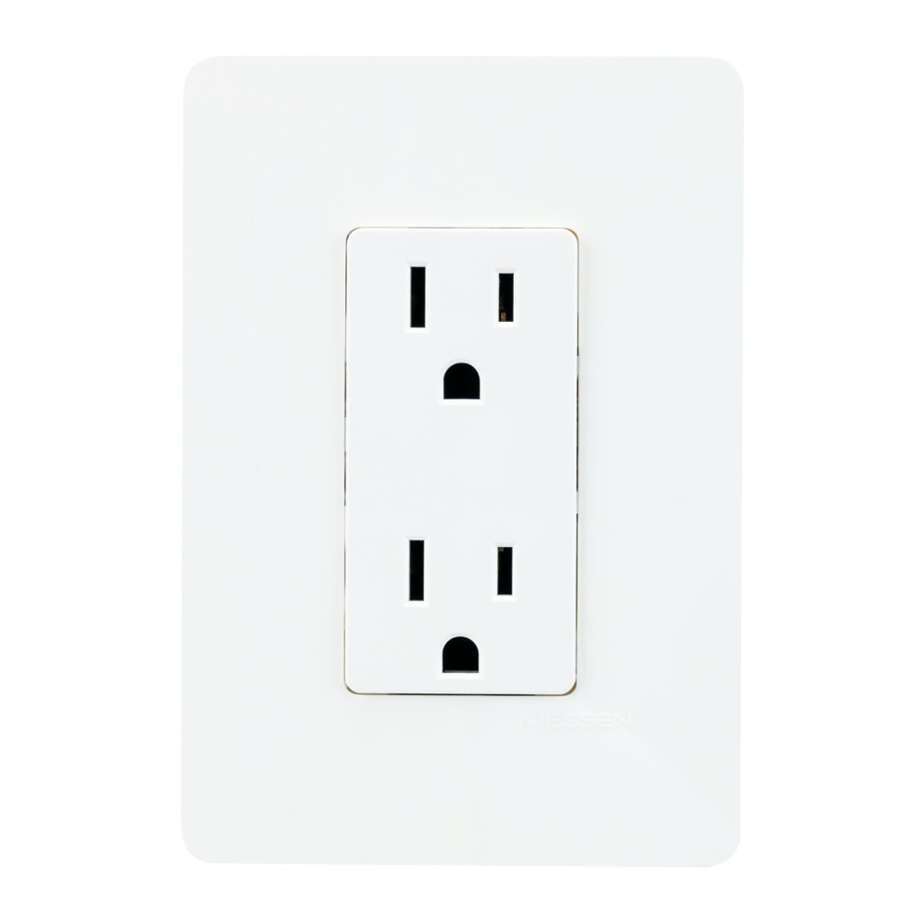 CONTACTO DUPLEX ECONOMICO 2P + T C/ PLACA UNNO BLANCO