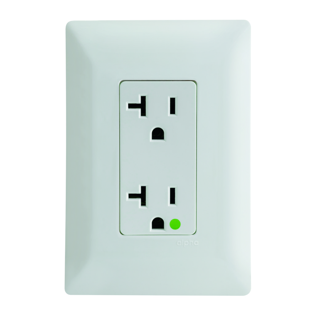 [E90326] CONTACTO DUPLEX GRADO HOSPITAL (HG) C/ PLACA  BLANCA MEC BLANCO