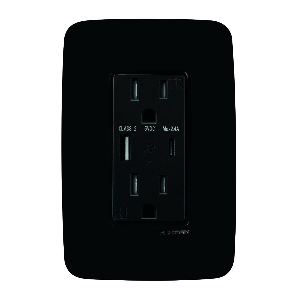 CONTACTO DòPLEX 2P+T C/USBA+USBC C/PLACA