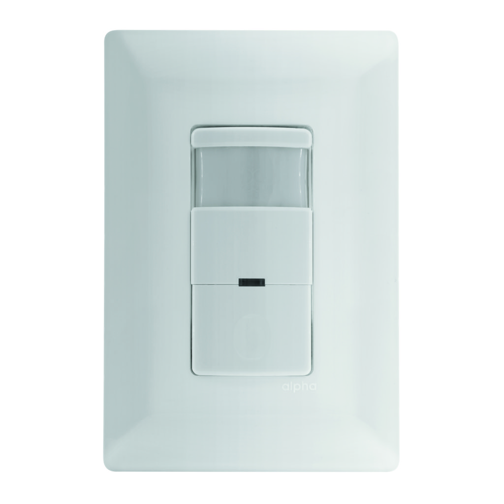 DETECTOR DE PRESENCIA 180¡ 1,000W C/ PLACA  BLANCA