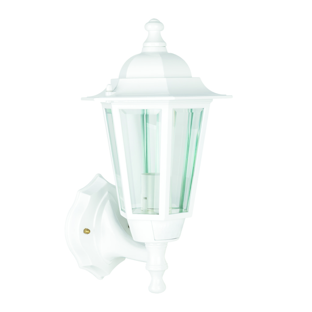 [A-427] FAROL 6 CARAS E26 CON SENSOR BLANCO ESTEVEZ (LAMPARA NO INCLUIDA)