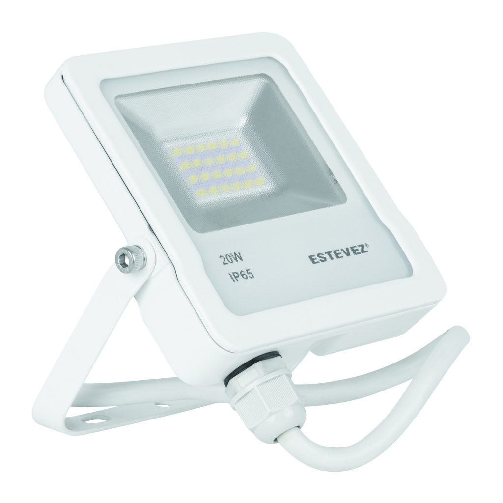 FLOOD NEO LED SMD 20W LUZ FRIA 6500K COLOR BLANCO IP65 ESTEVEZ