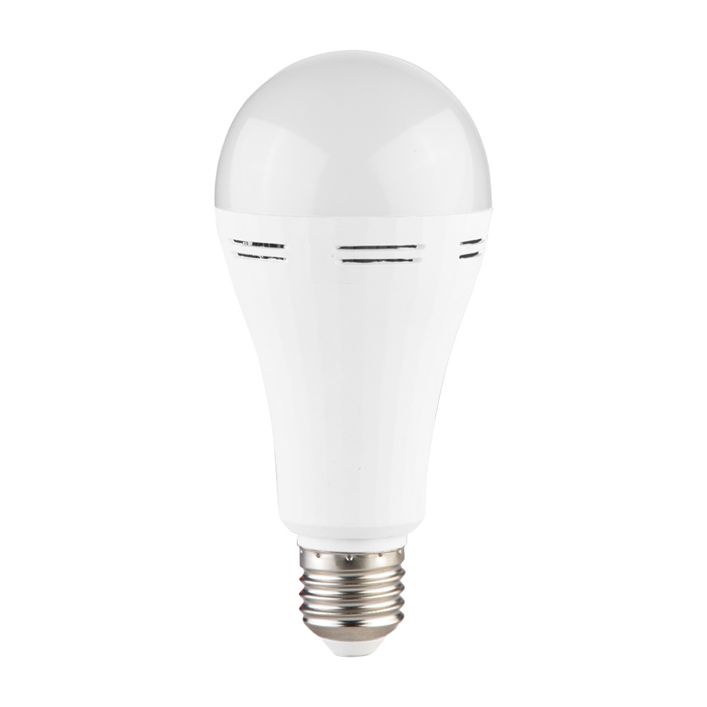 LAMPARA LED A21 E26 9W 120-240V DE EMERGENCIA BLANCO FRIO