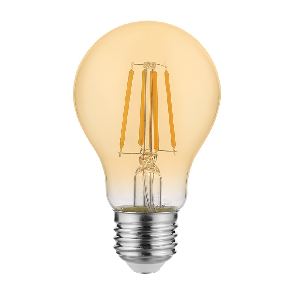 LAMPARA LED VINTAGE ATENUABLE A19 E26 - 6W 650LM LUZ CALIDA