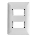 PLACA  2 VENTANAS LEXAN¨ BLANCO