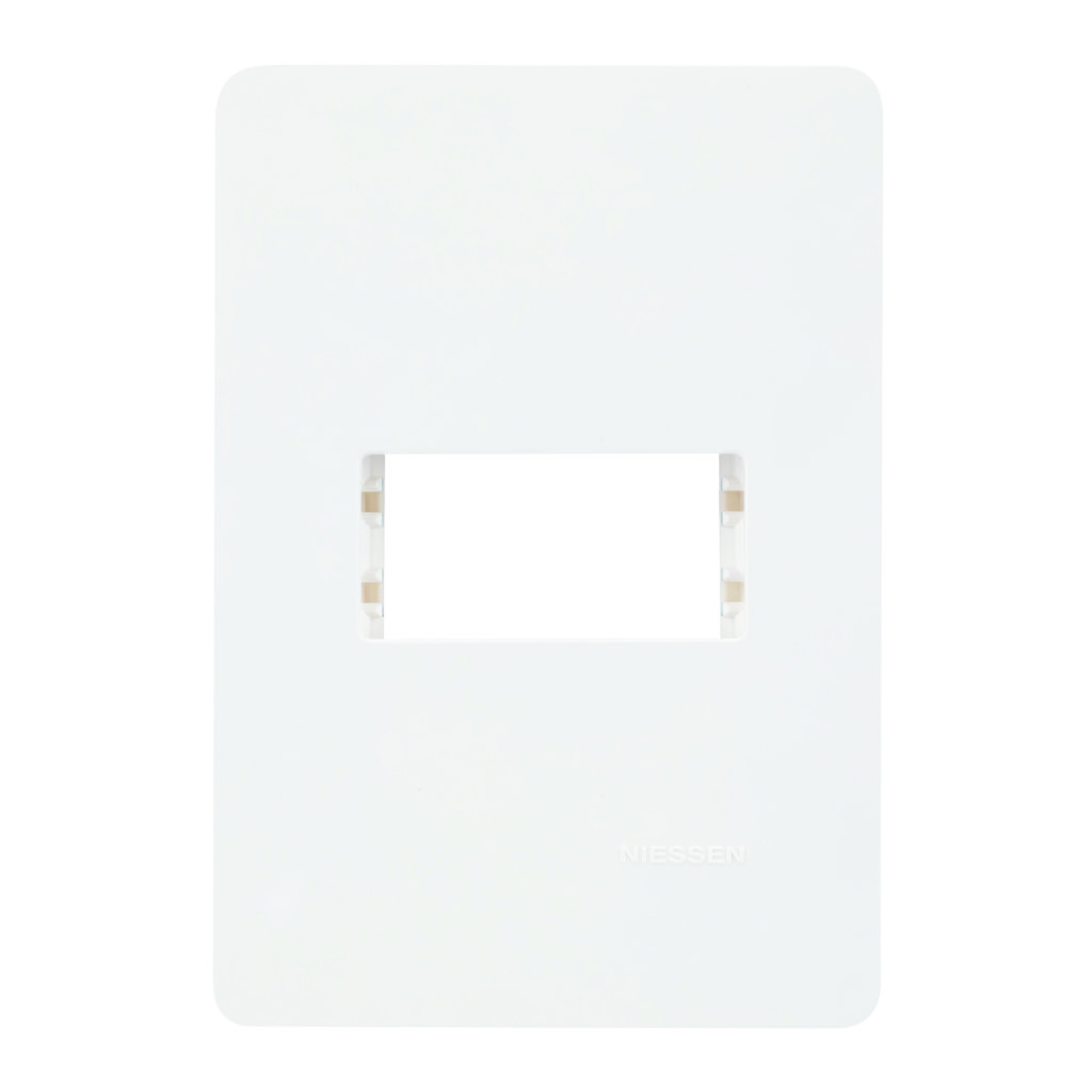 [N1371-BL] PLACA 1 MOD BLANCA CHASIS BLANCO